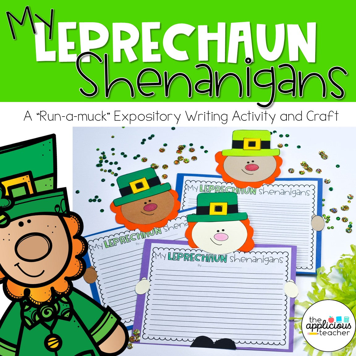 Leprechaun Writing St. Patrick's Day Writing Activity Craft