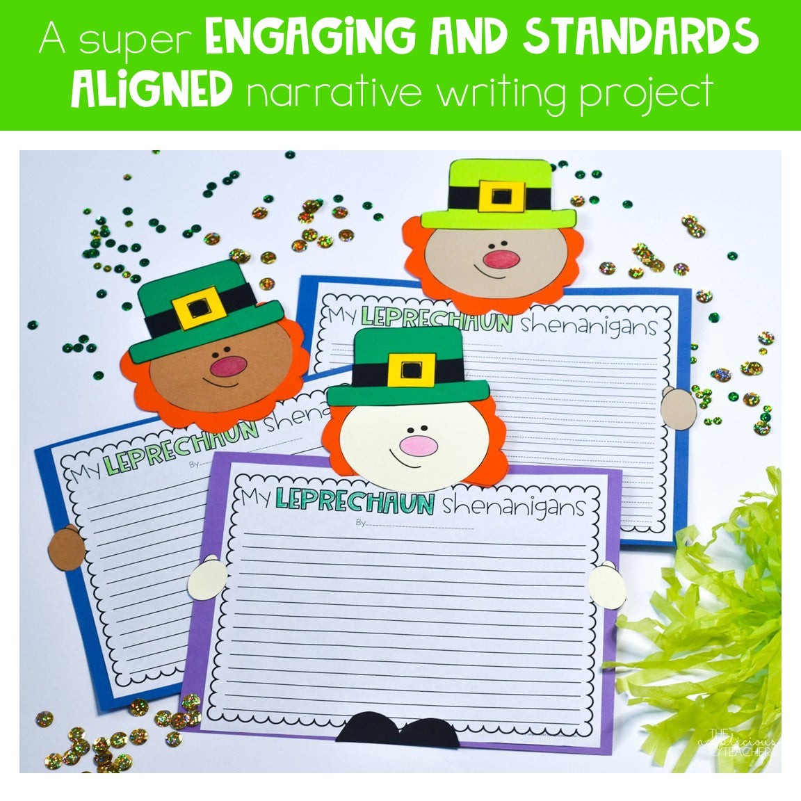 Leprechaun Writing St. Patrick's Day Writing Activity Craft