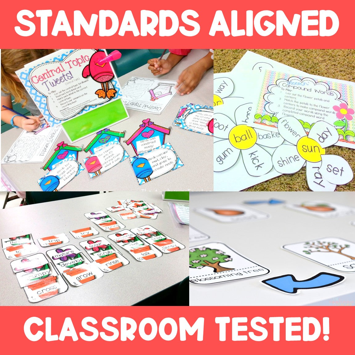 Literacy Centers ALL YEAR Bundle 2nd and 3rd Grade