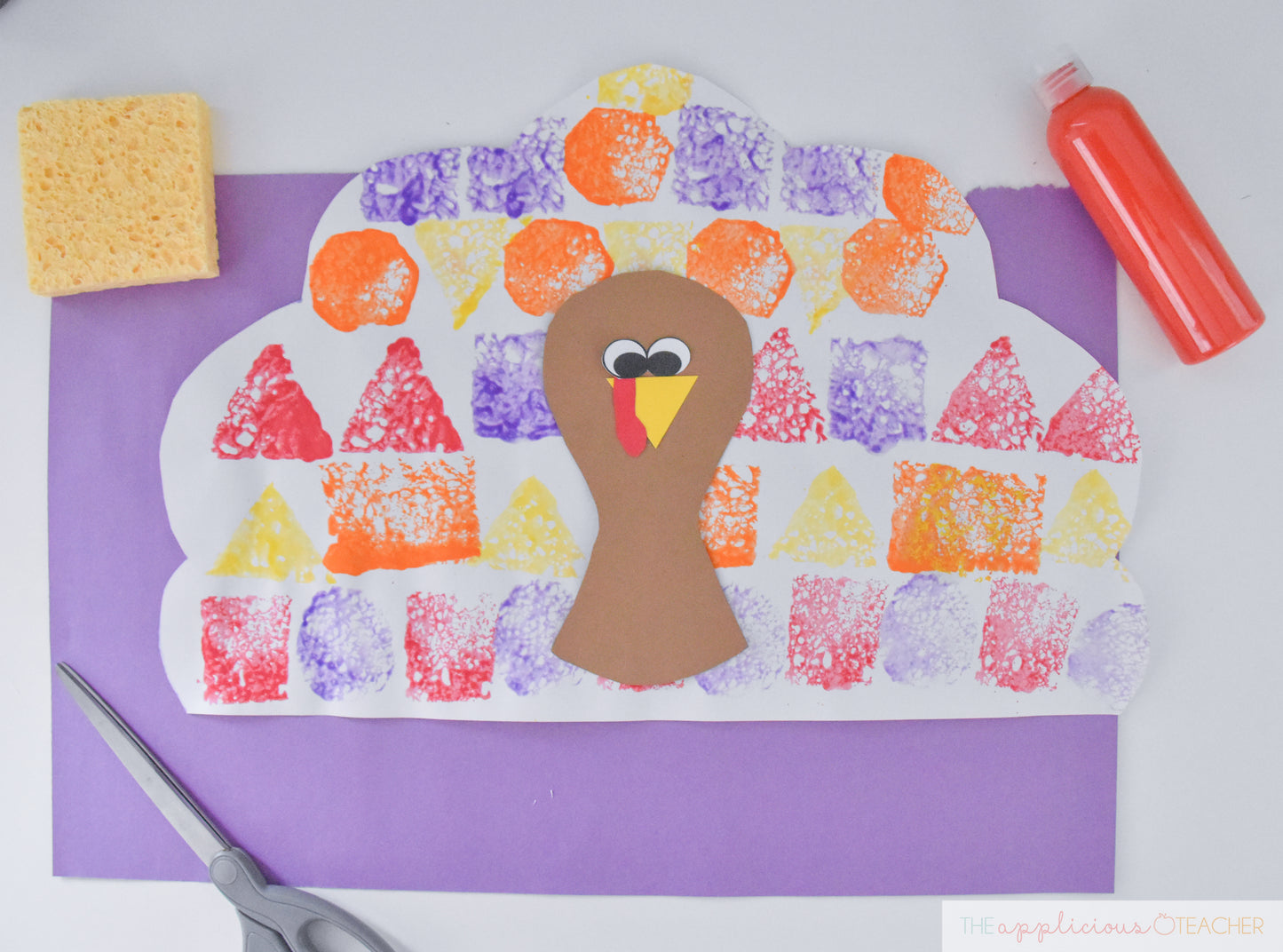 Thanksgiving Turkey Placemat Craft