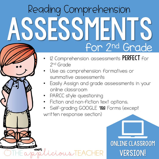 2nd Grade Reading Comprehension Assessments DIGITAL CLASSROOM