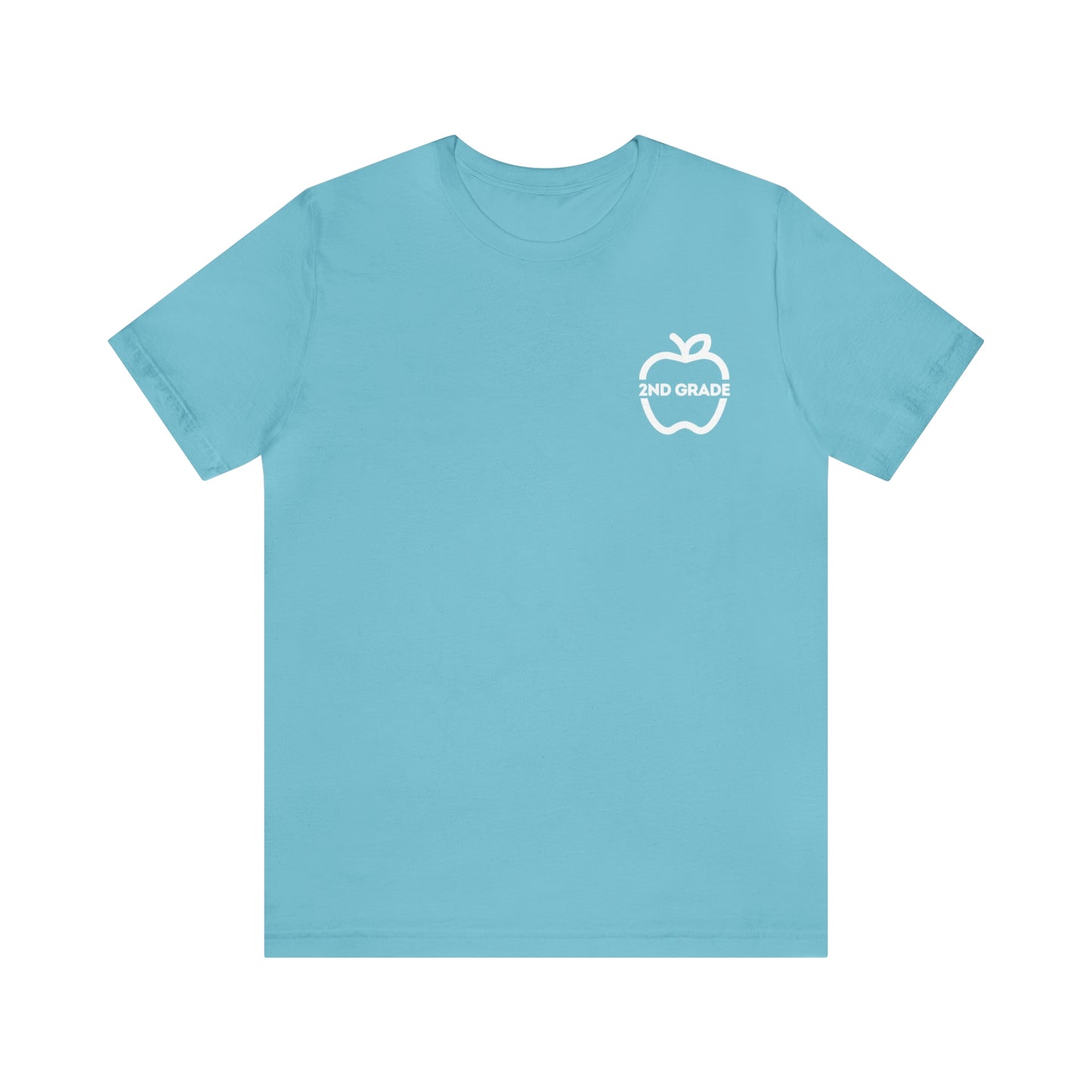 Grade Level Apple Tee-2nd Grade-Unisex Jersey Short Sleeve Tee