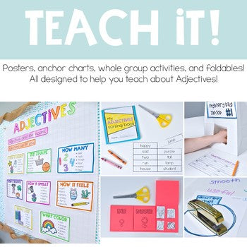 Adjective Activities Descriptive, Comparative, and Superlative