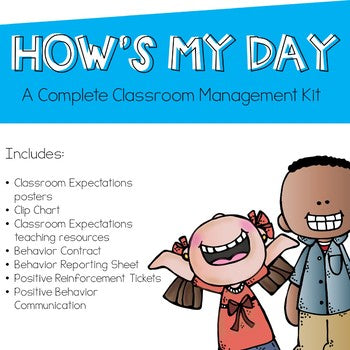 Classroom Clip Chart Editable Classroom Management Kit