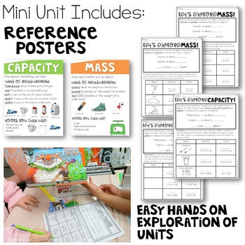 Mass and Capacity Customary Units Ounces Pounds Tons Cups Gallons Pints Quarts