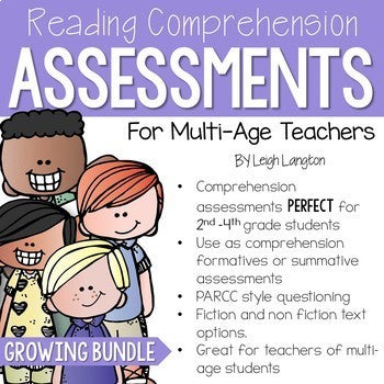 Reading Comprehension Tests Multi-Grade Bundle