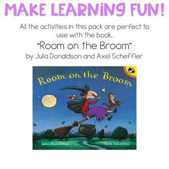 Room on the Broom Activities Mini Unit
