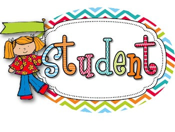 Student of the Week Mini Bulletin Board Set- Dots on Turquoise