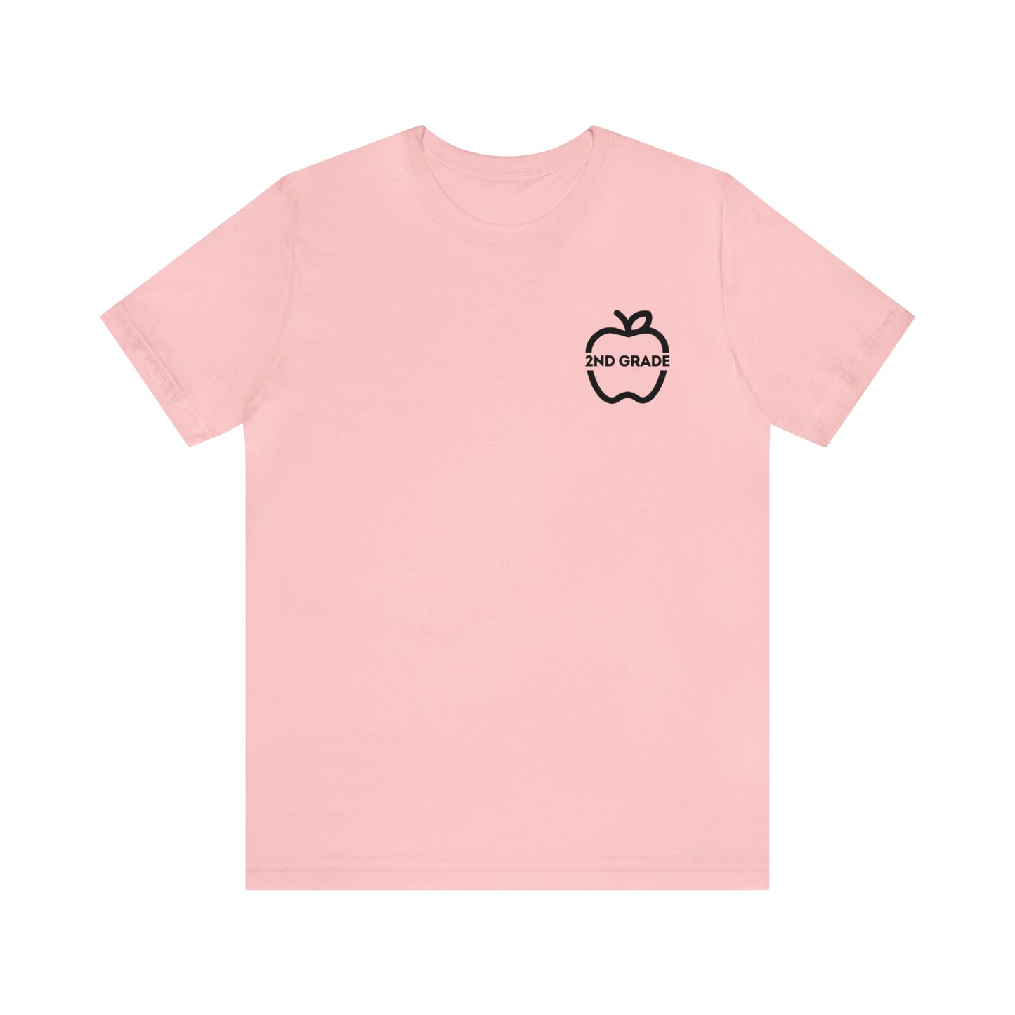 Grade Level Apple Tee-2nd Grade-Unisex Jersey Short Sleeve Tee
