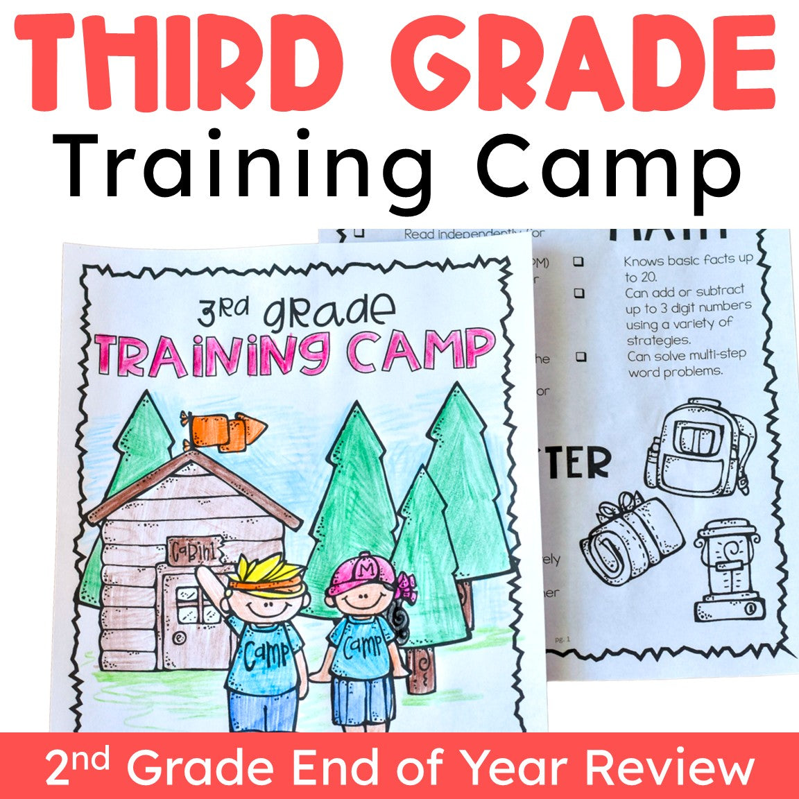 Third Grade Training Camp End of Year Review for 2nd Grade