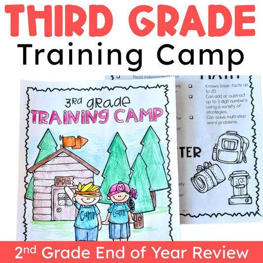 Third Grade Training Camp End of Year Review for 2nd Grade