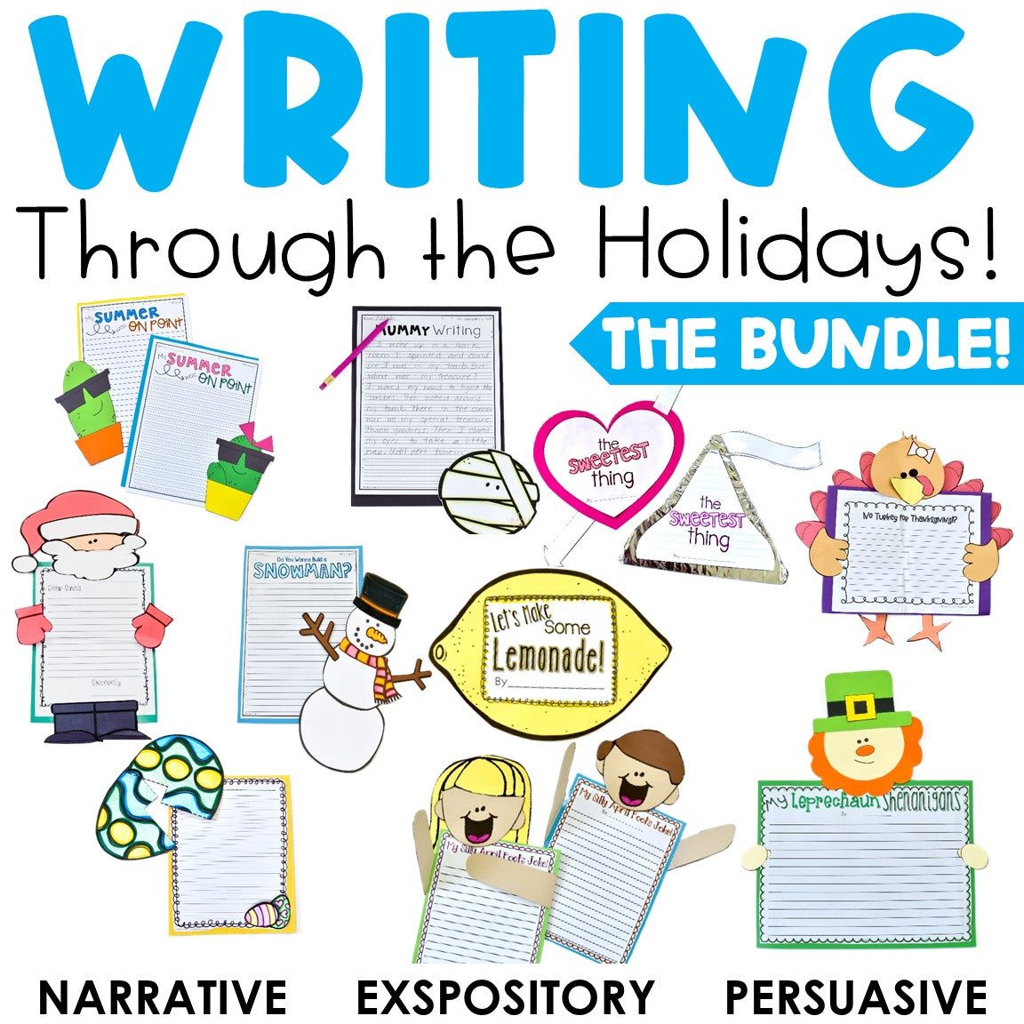 Writing Through the Holidays: The Holiday Writing Bundle