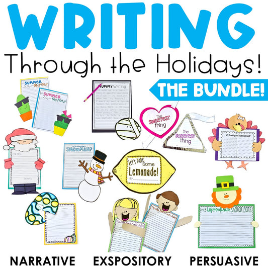 Writing Through the Holidays: The Holiday Writing Bundle