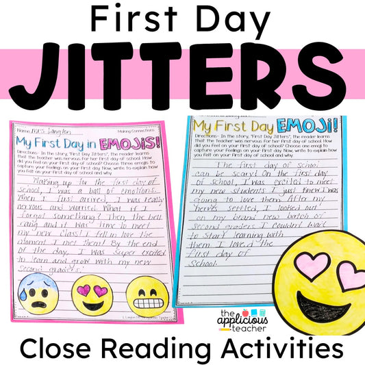 First Day Jitters Activities