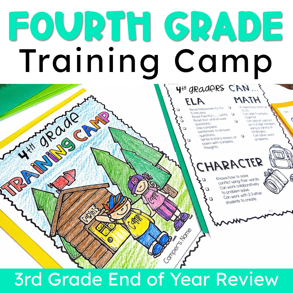 4th Grade Training Camp End of Year Review for 3rd Grade