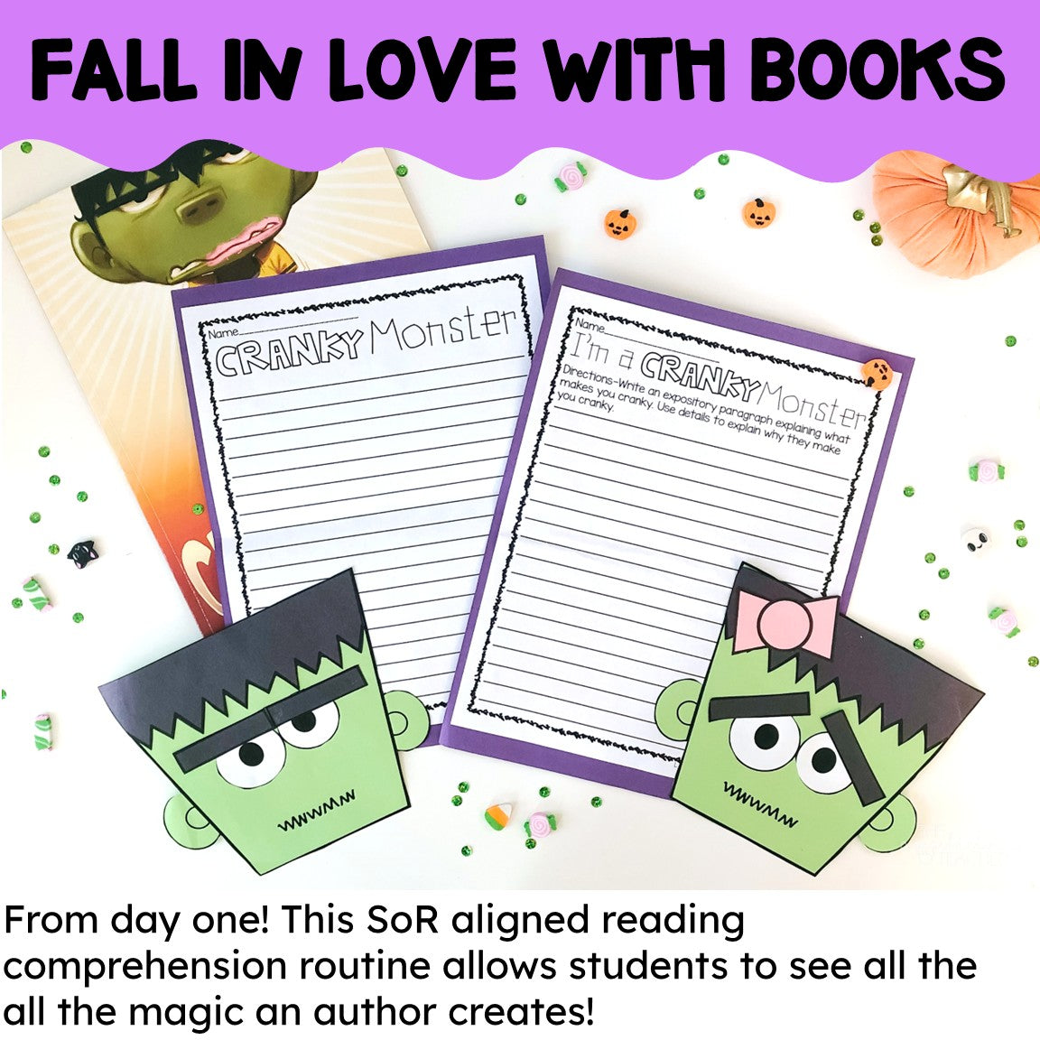 Crankenstein Reading Comprehension Activities
