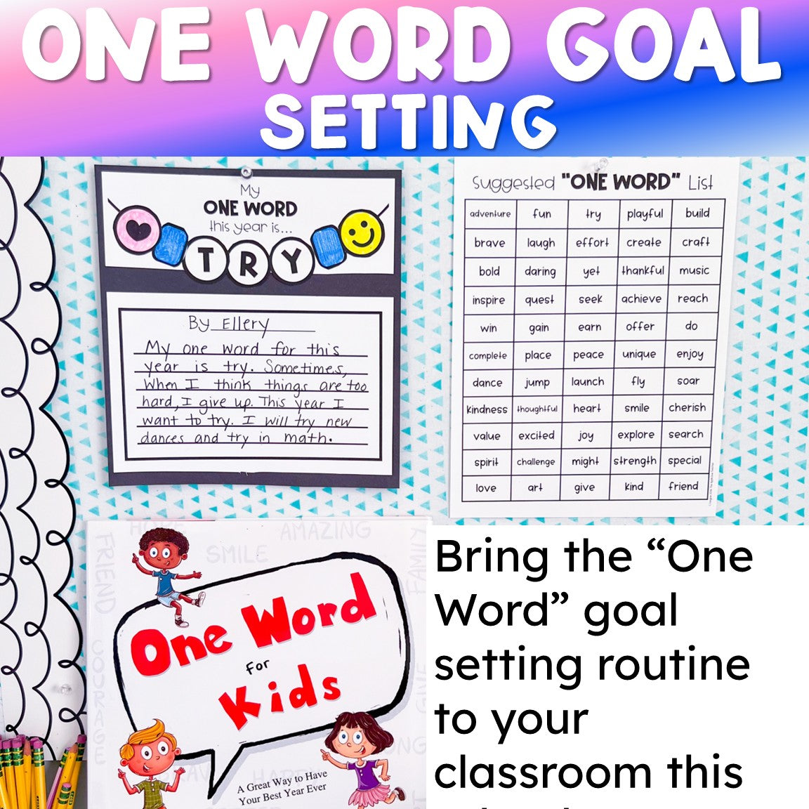 One Word Project for Kids Friendship Bracelet Craft