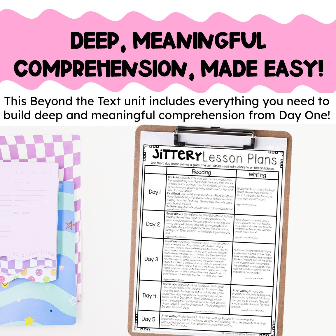 First Day Jitters Activities