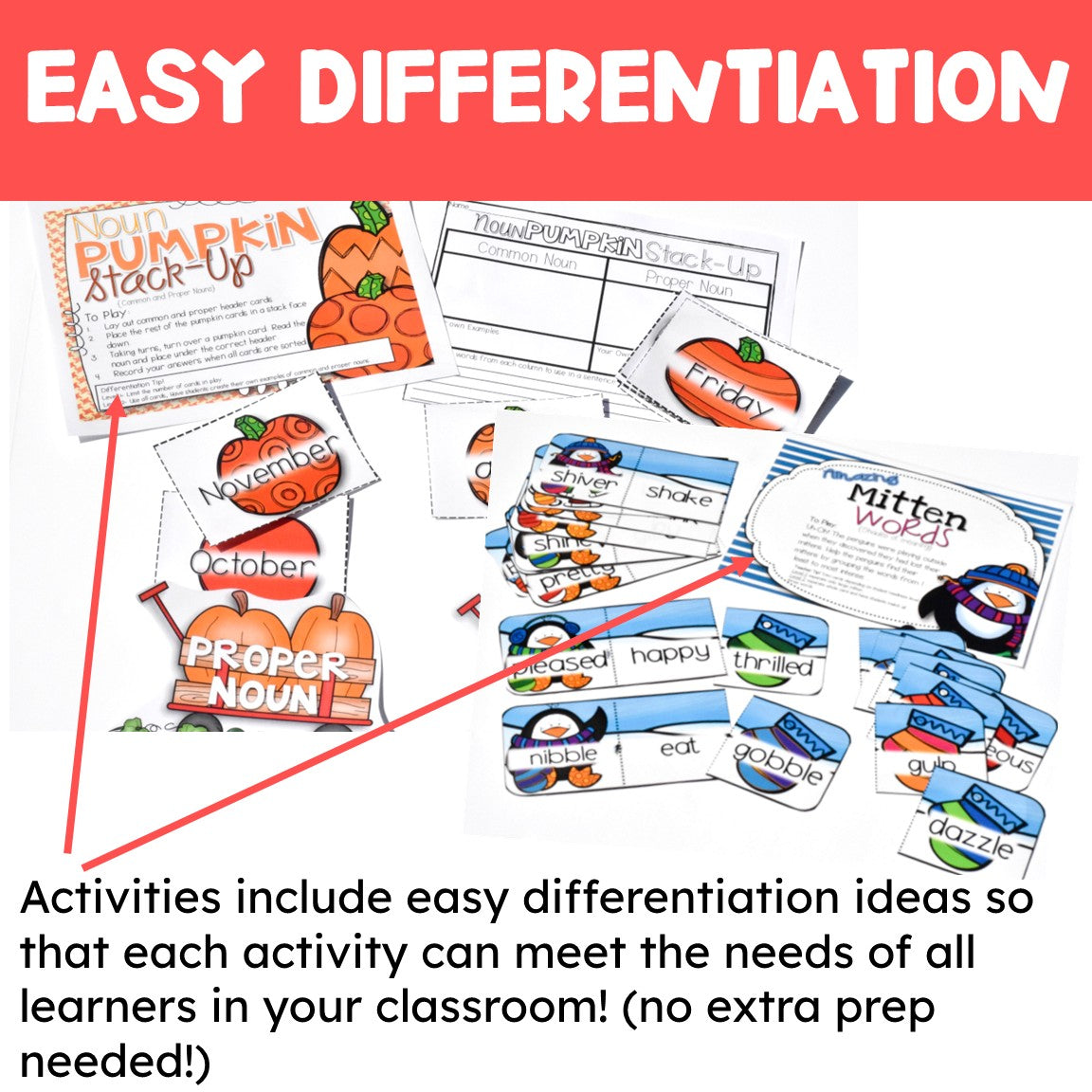 Literacy Centers ALL YEAR Bundle 2nd and 3rd Grade