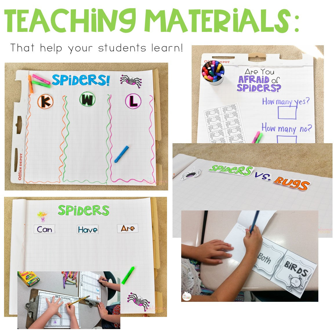 Bats and Spiders Activities Bundle | October Reading, Writing & Science Activities