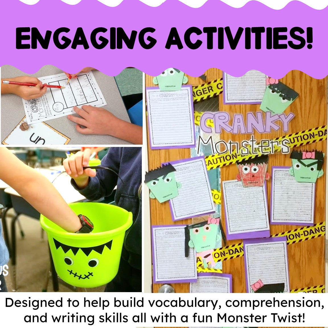 Crankenstein Reading Comprehension Activities