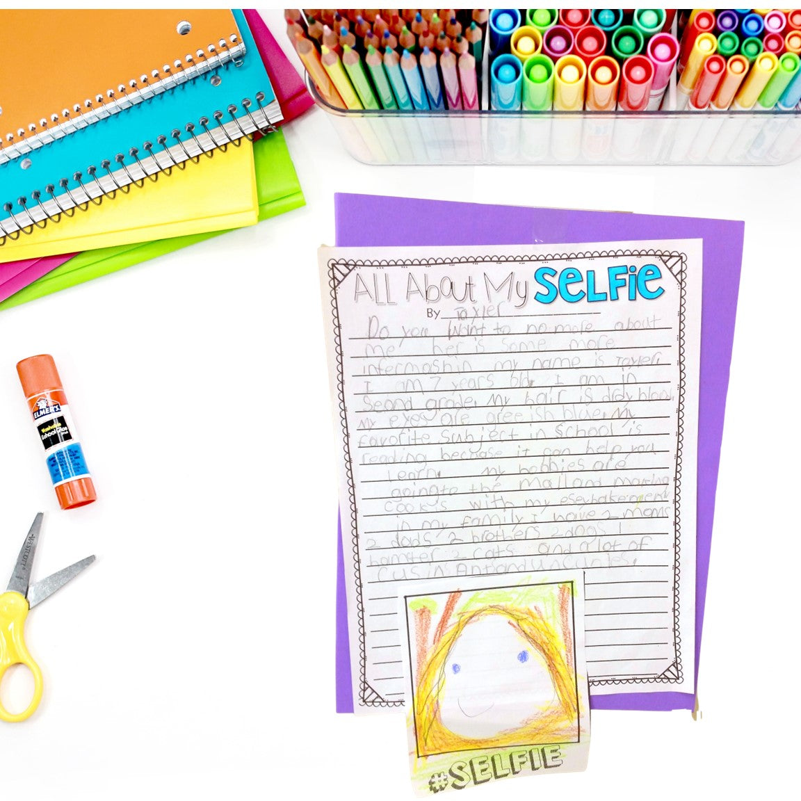 All About Me Writing Activity