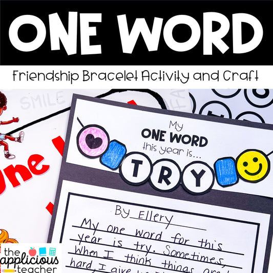 One Word Project for Kids Friendship Bracelet Craft