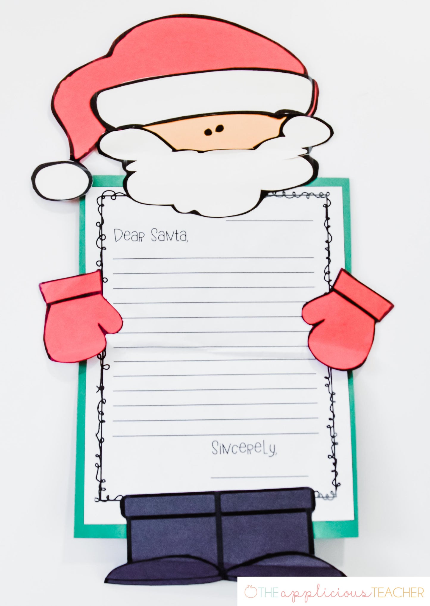 Santa Letter Writing Activity | Santa Craft | Santa Writing | Christmas Writing