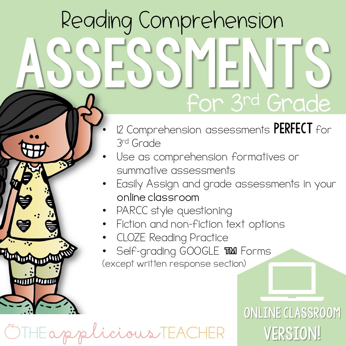 3rd Grade Reading Comprehension Tests Digital Classroom