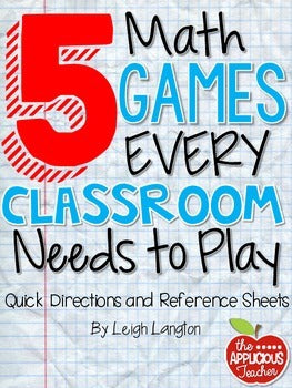 5 Math Games Every Classroom Needs to Play