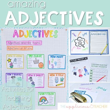 Parts of Speech Activities: Nouns, Verbs, and Adjectives Bundle