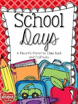 Class Memory Book and Craftivity