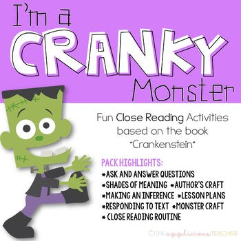 Cranky Monster: Close Reading with Crankenstein