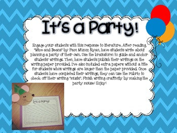 Expository Writing Craft for Mice and Beans