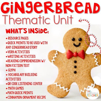 Gingerbread Man Activities Thematic Unit