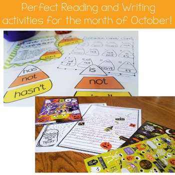 Halloween Activities Reading and Writing