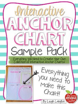 Interactive Anchor Chart SAMPLE Pack