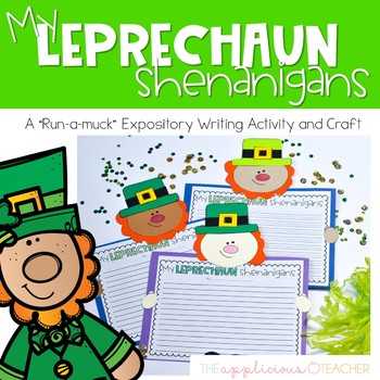 Leprechaun Writing St. Patrick's Day Writing Activity Craft