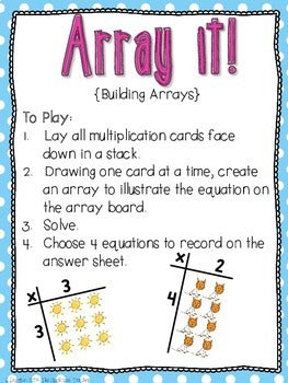 Multiplication and Division Activities