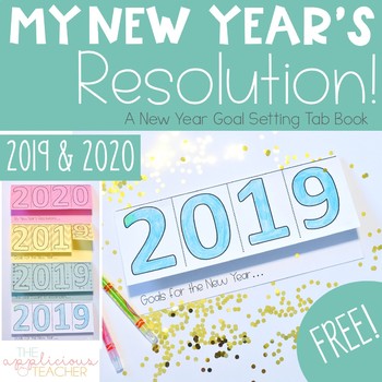 New Year's Resolution 2019 & 2020 Tab Book