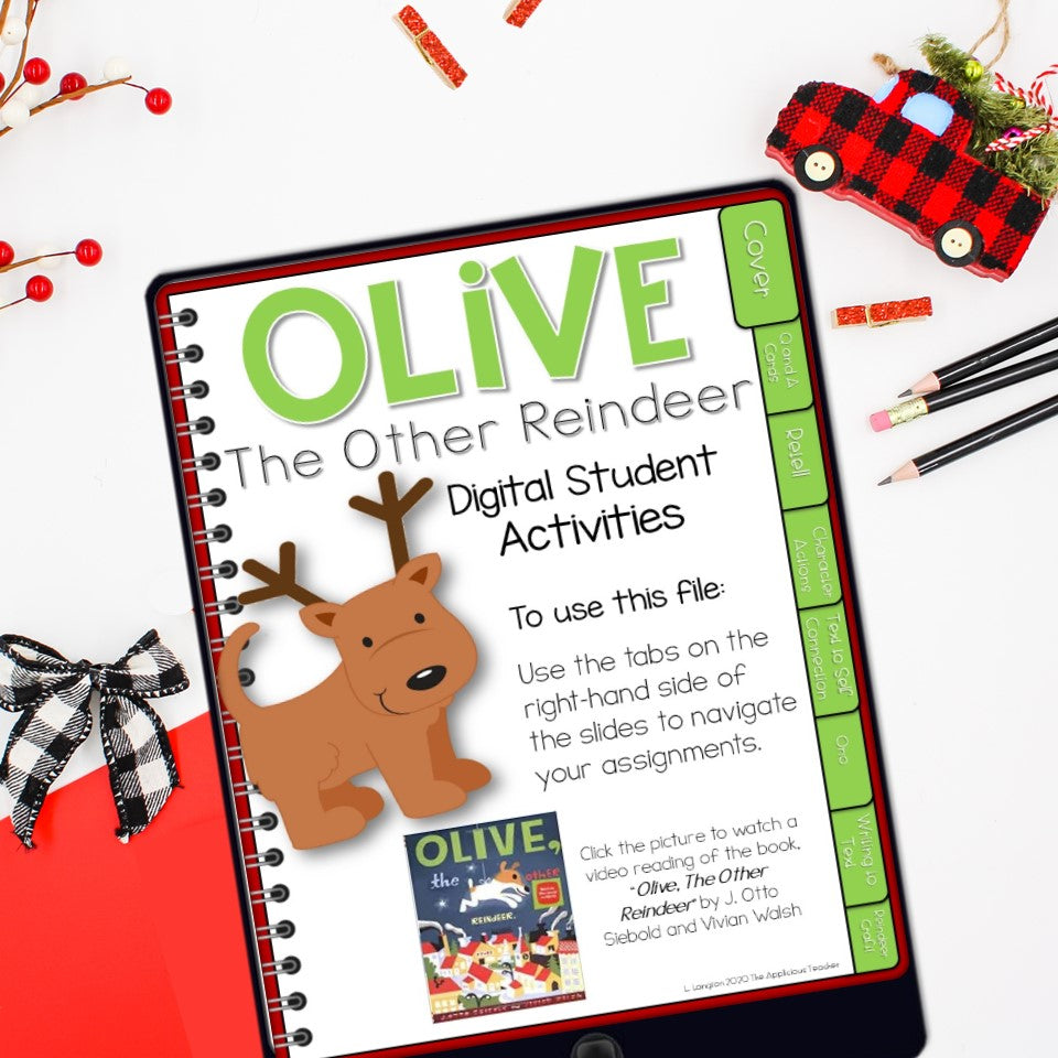 Olive the Other Reindeer Beyond the Text Activities