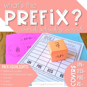 Prefixes Activities for Un Pre Re Dis