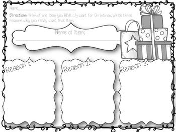 Santa Letter Writing Activity | Santa Craft | Santa Writing | Christmas Writing