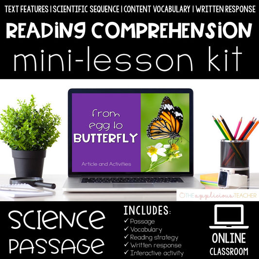 Digital Reading Comprehension Mini-Lessons: From Egg to Butterfly
