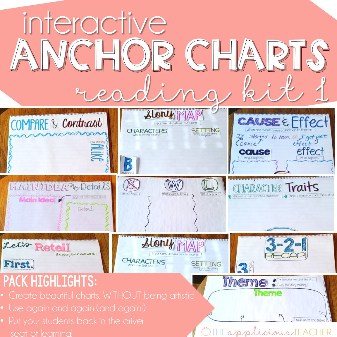 Interactive Anchor Charts Reading 1 Edition