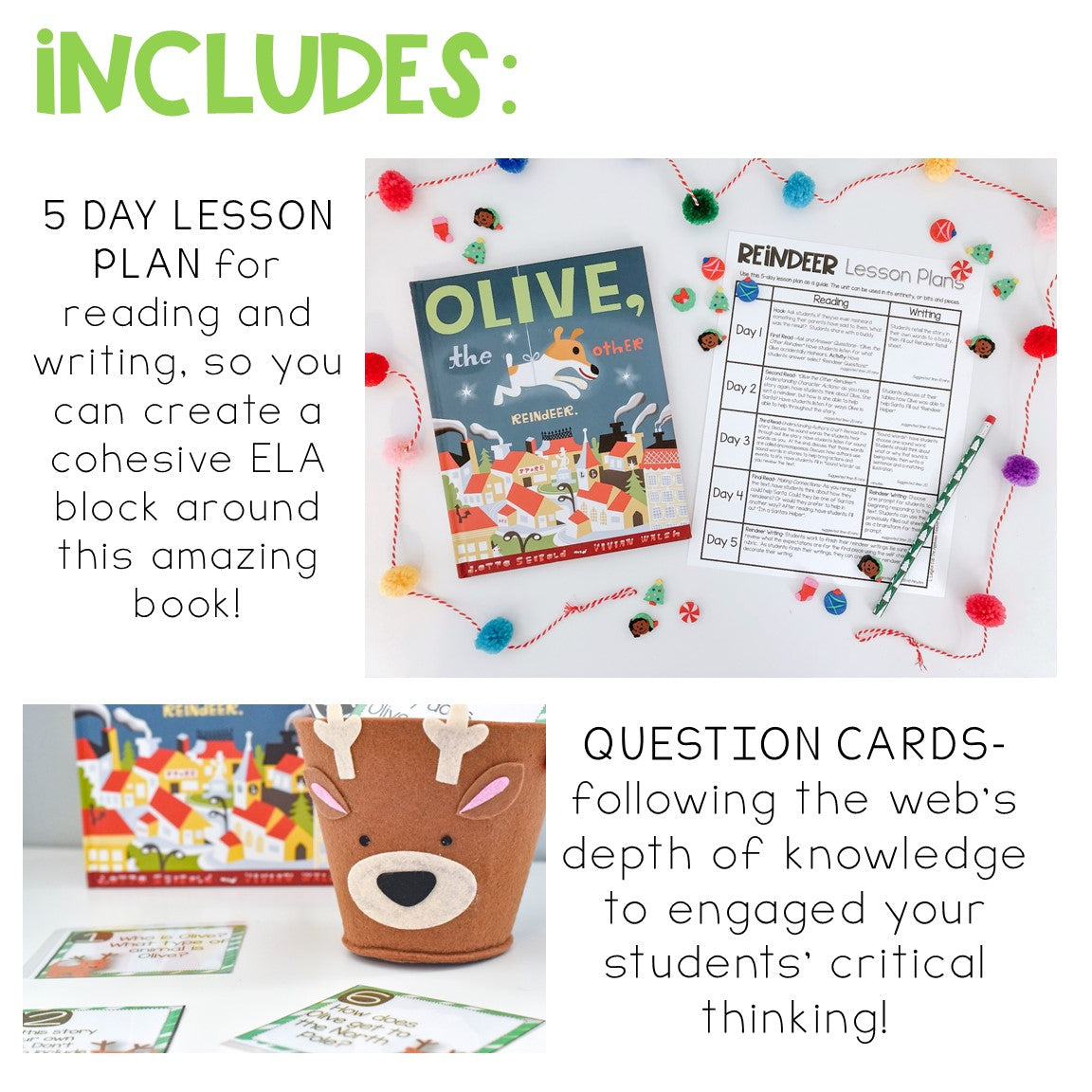 Olive the Other Reindeer Beyond the Text Activities