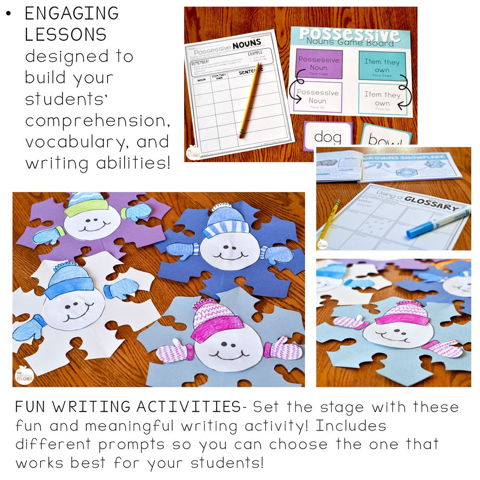 Snowflake Bentley Close Reading Activities – The Applicious Teacher ...