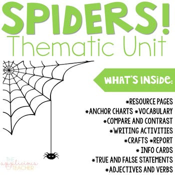 Spider Unit Activities