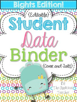 Student Data Binder BRIGHTS