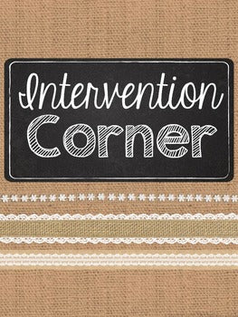 Student Data Binder Burlap Chalkboard